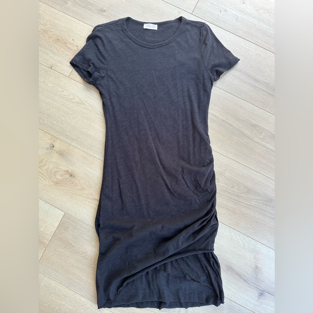 Pink Lily - black t shirt dress